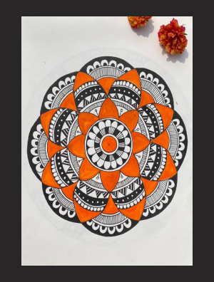 Orange Mandala